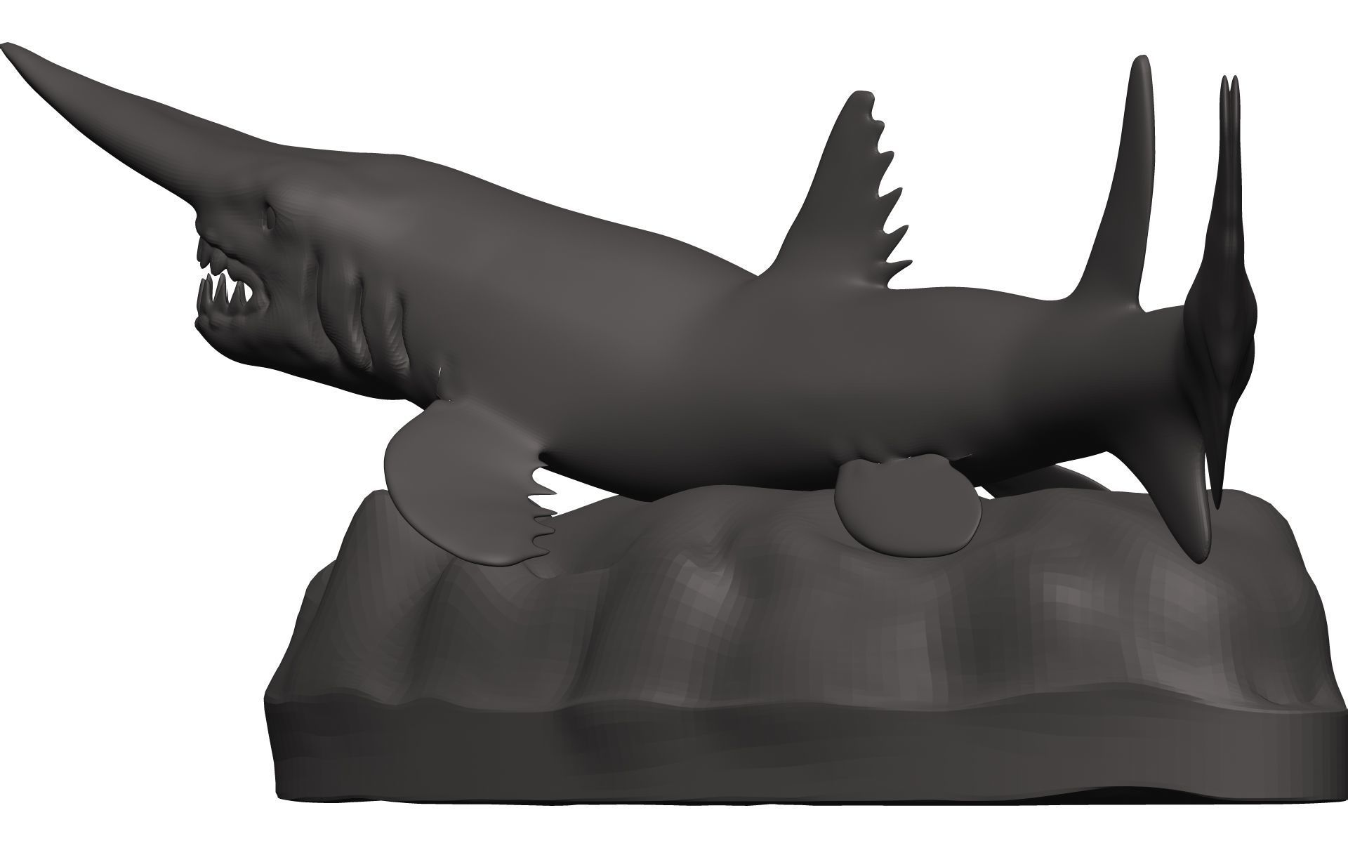 Goblin Shark 3D model_4