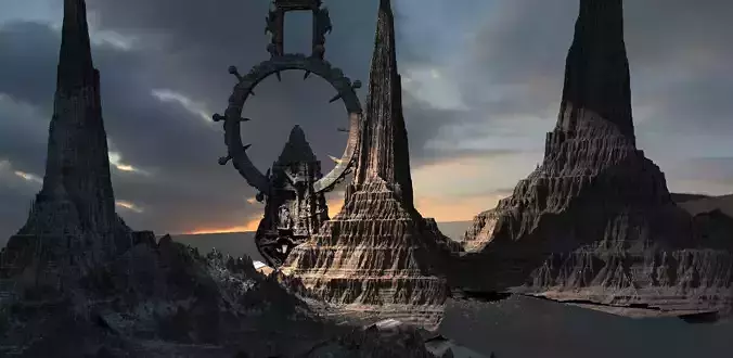 Ancient Mars Gods retreat