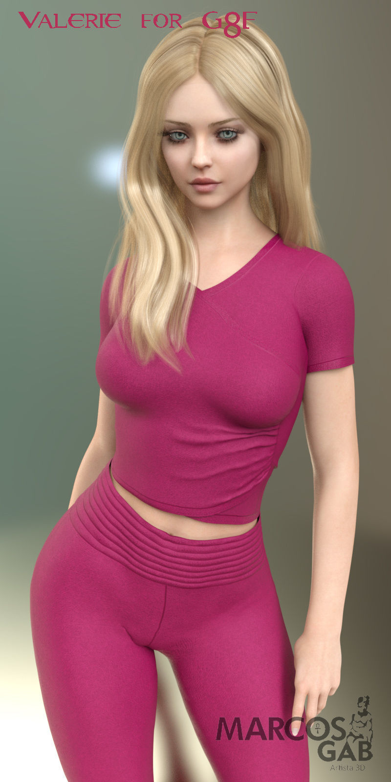 Valerie for Genesis 8 and 8-1 Female 3D model_24