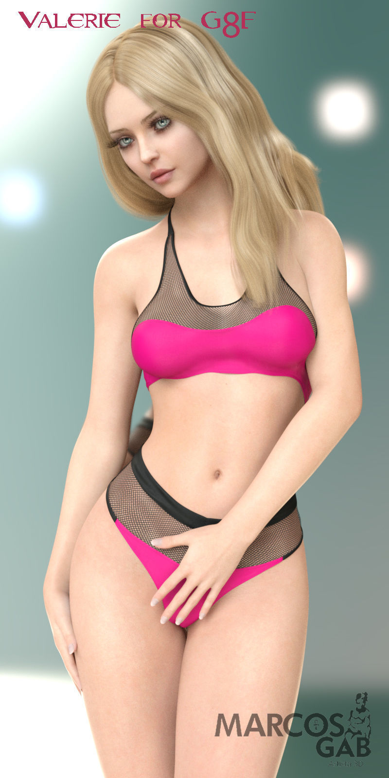 Valerie for Genesis 8 and 8-1 Female 3D model_19