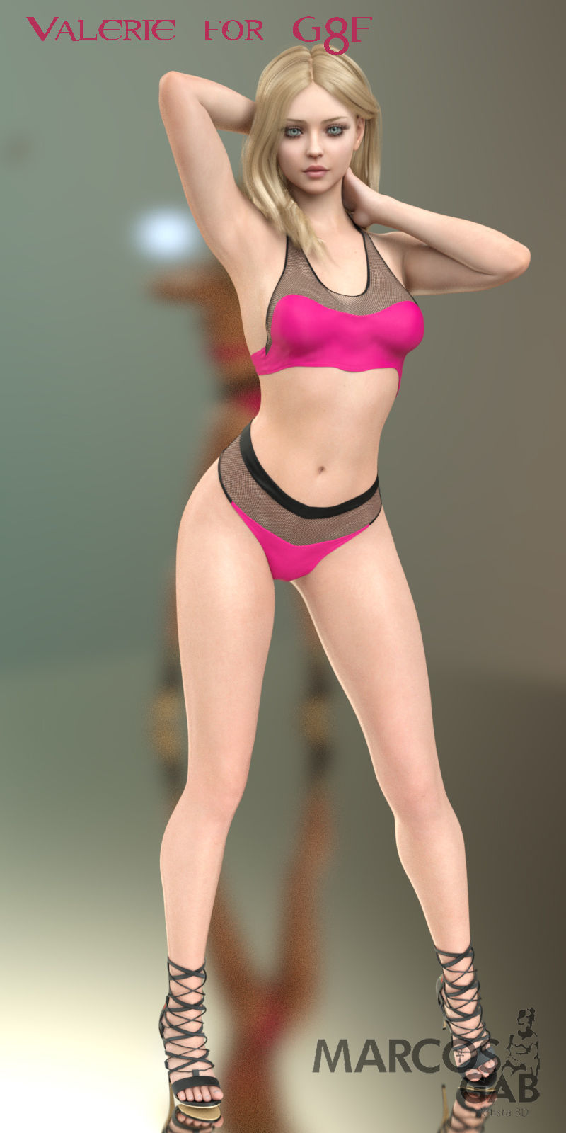 Valerie for Genesis 8 and 8-1 Female 3D model_29
