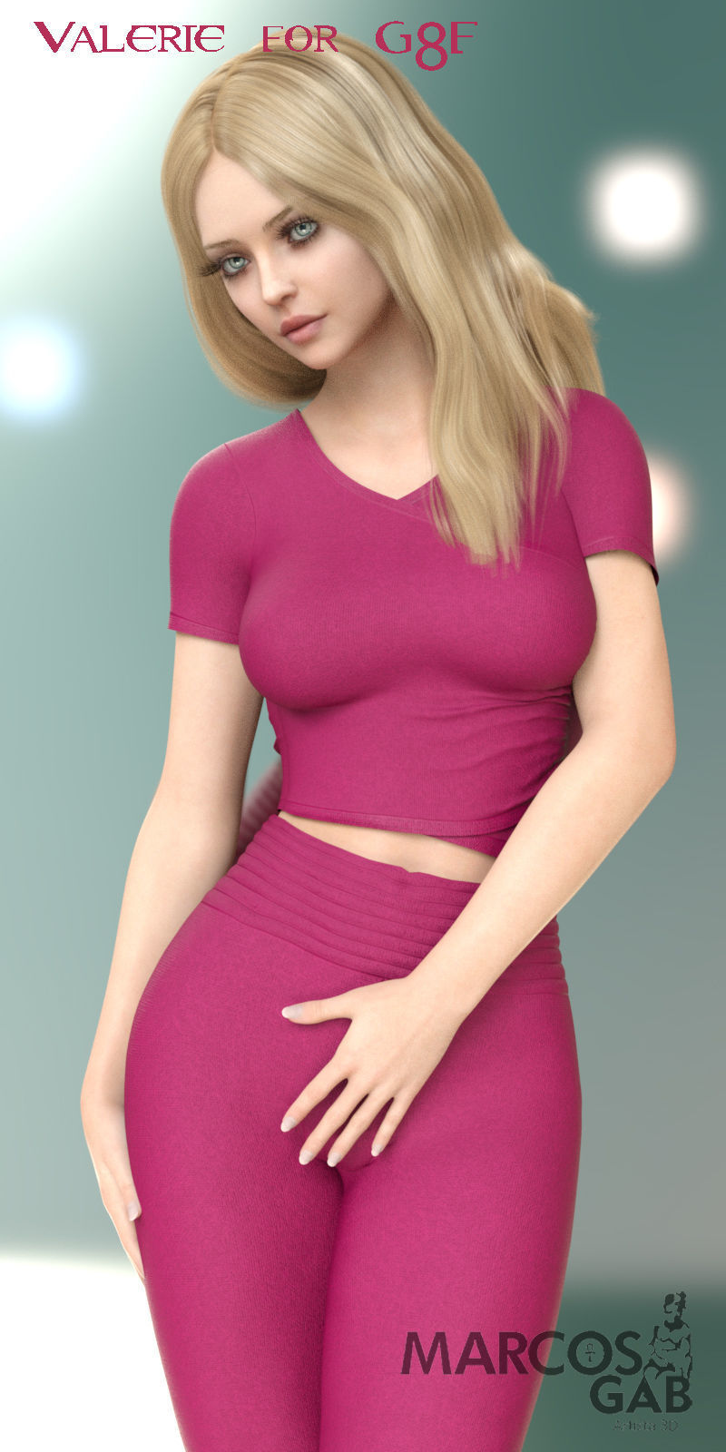 Valerie for Genesis 8 and 8-1 Female 3D model_8