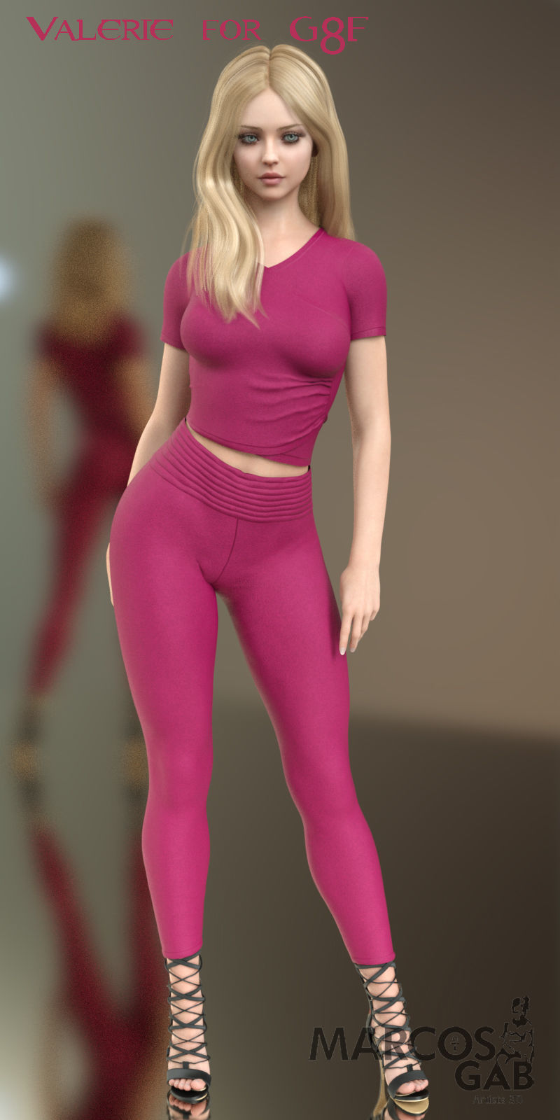 Valerie for Genesis 8 and 8-1 Female 3D model_22