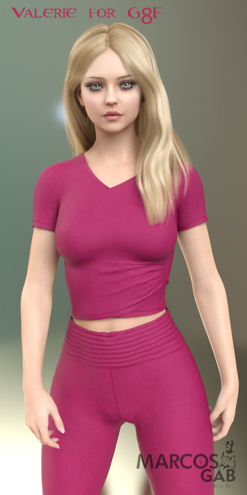 Valerie for Genesis 8 and 8-1 Female 3D model_12