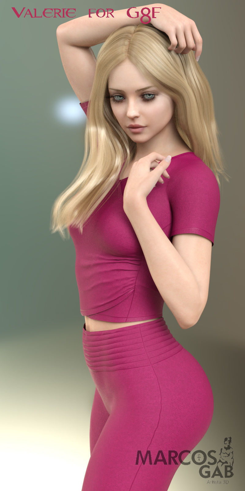 Valerie for Genesis 8 and 8-1 Female 3D model_20