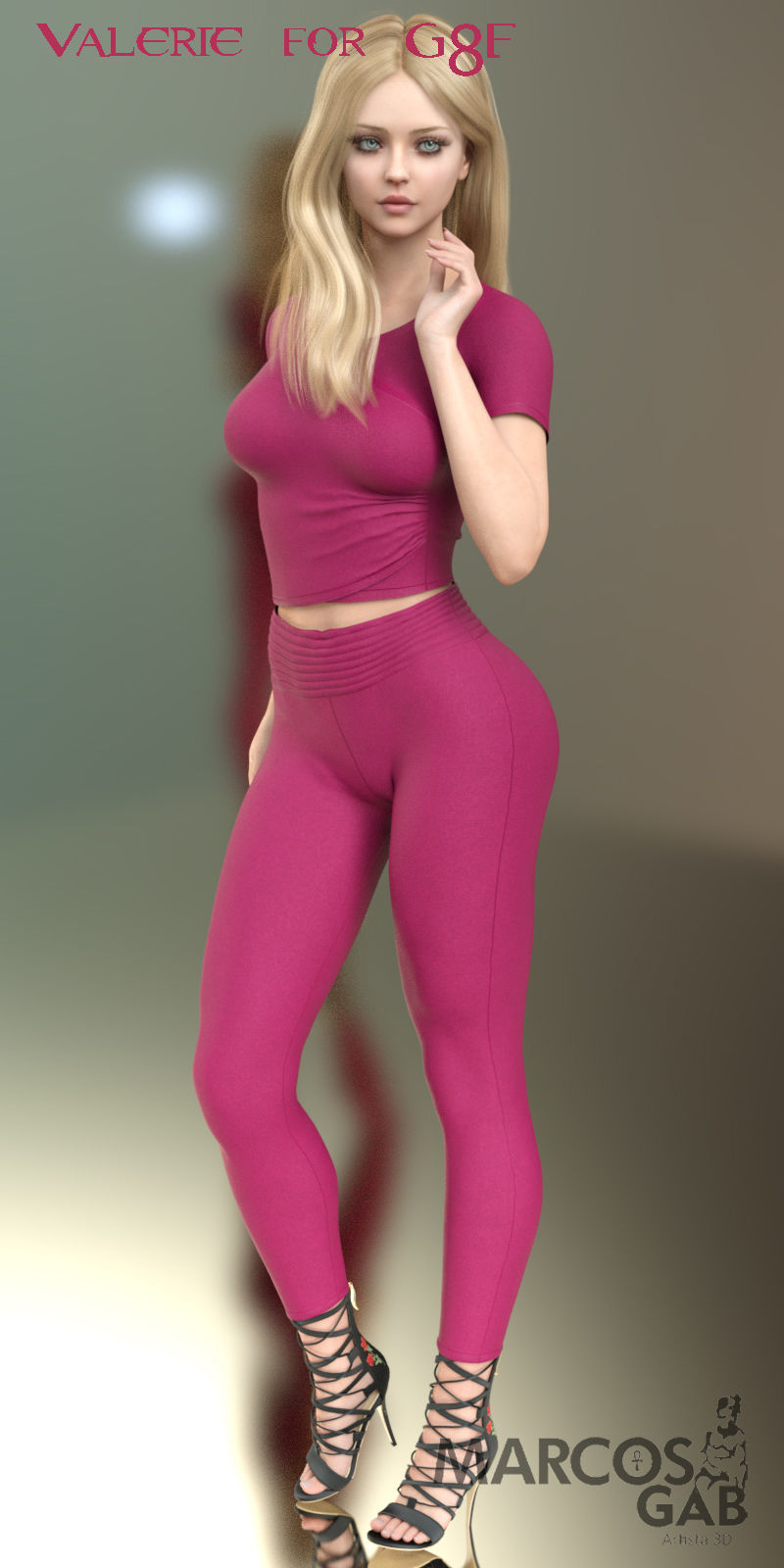 Valerie for Genesis 8 and 8-1 Female 3D model_16