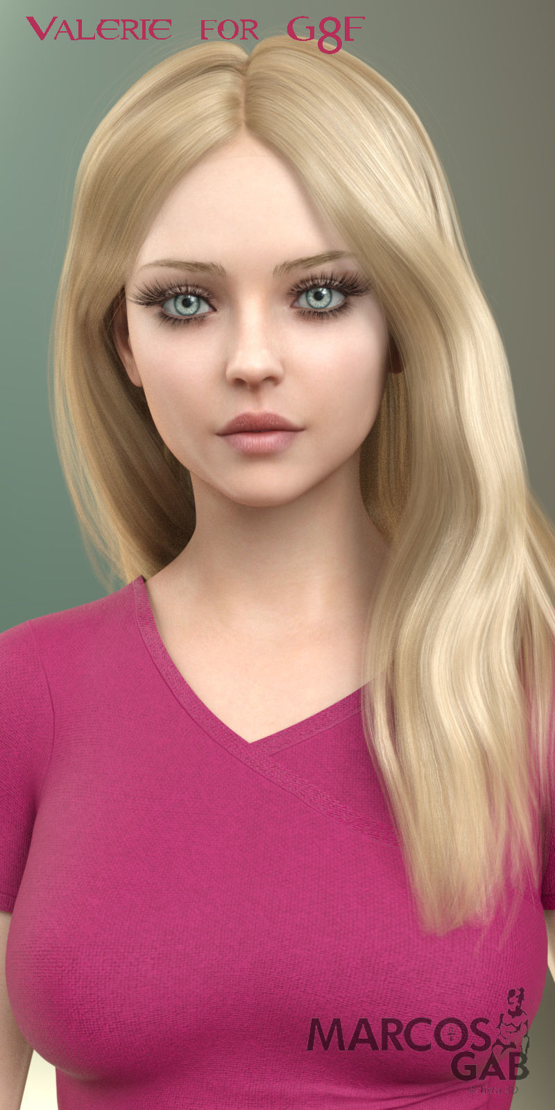 Valerie for Genesis 8 and 8-1 Female 3D model_2