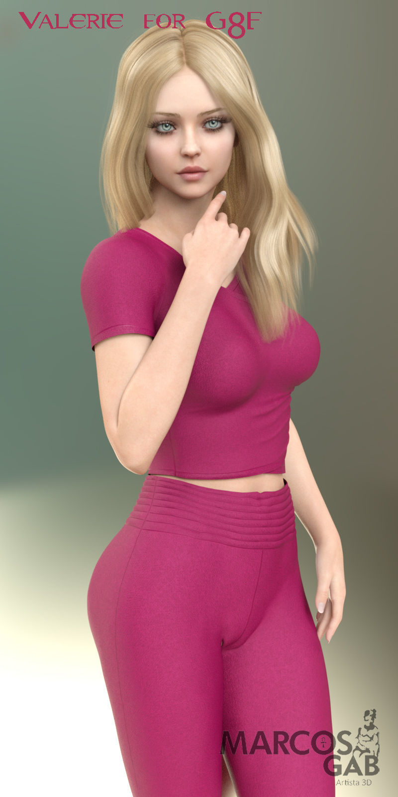 Valerie for Genesis 8 and 8-1 Female 3D model_14