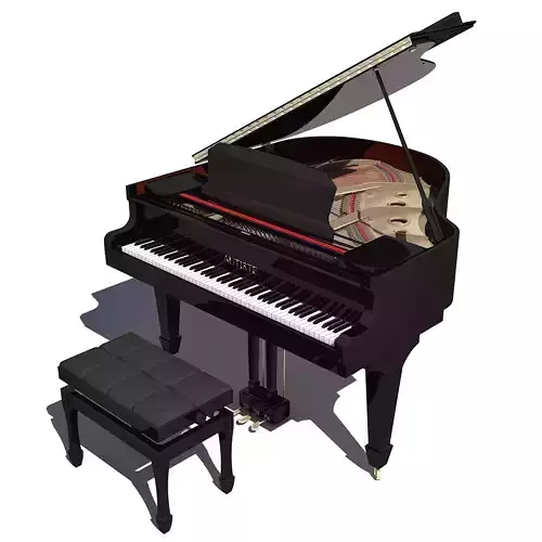 Artlantis - Black Baby Grand piano 150cm