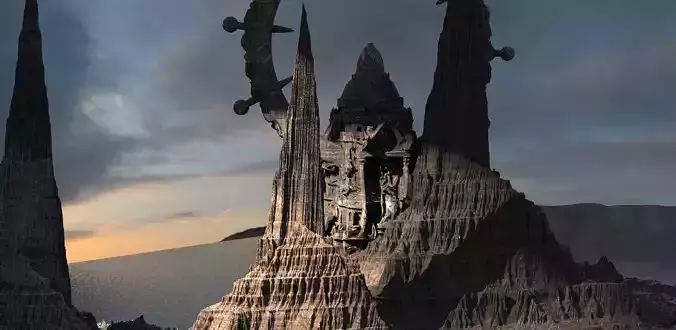 Ancient Mars Gods Temple