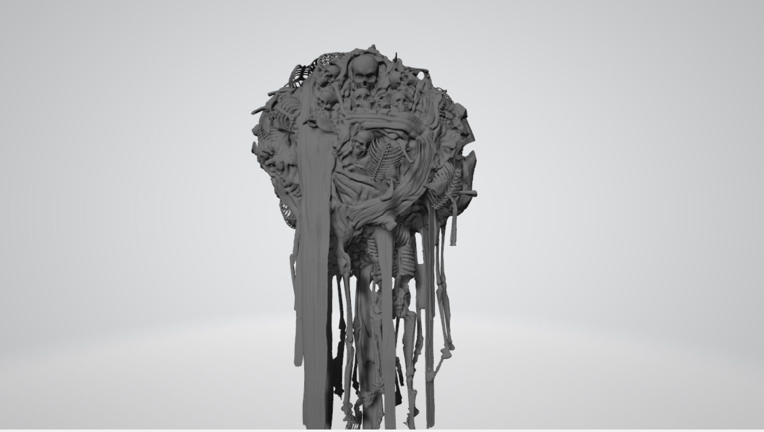 Gravelord Nito 3D Print Model 3D print model_5