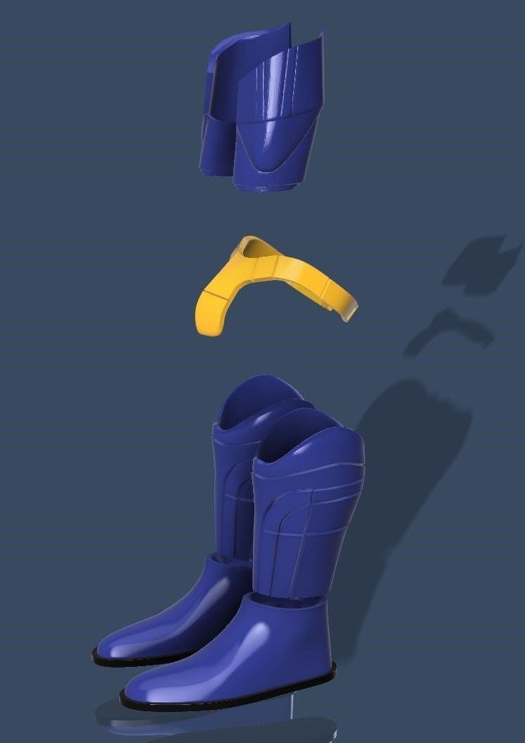 One12 Scaled Nightwing Armor Kit 3D print model_3