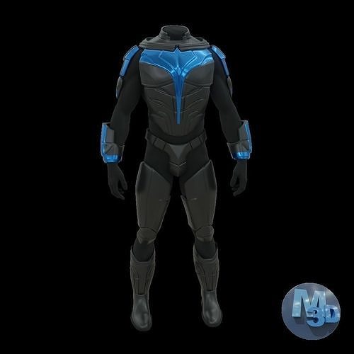 One12 Scaled Nightwing Armor Kit 3D print model