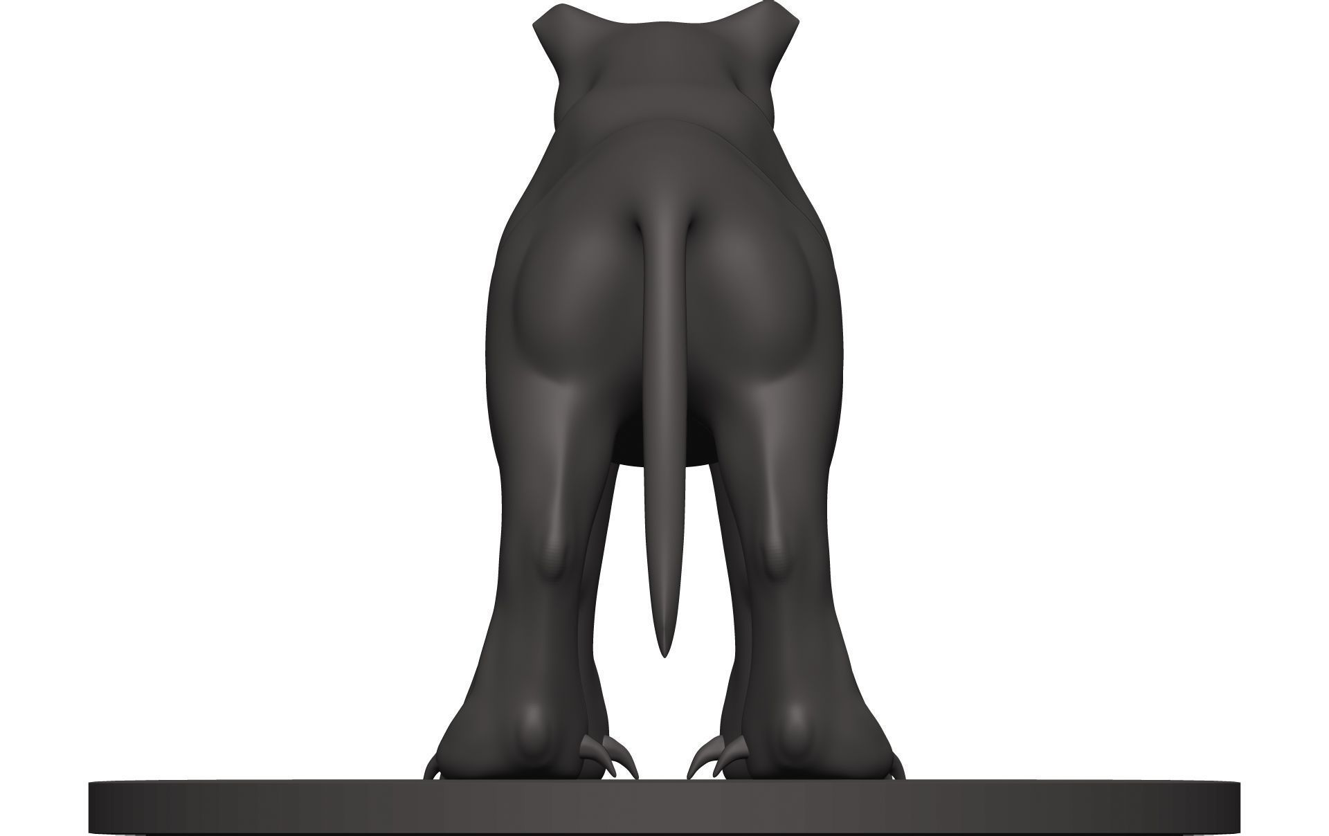 Leopard panther 3D model_5