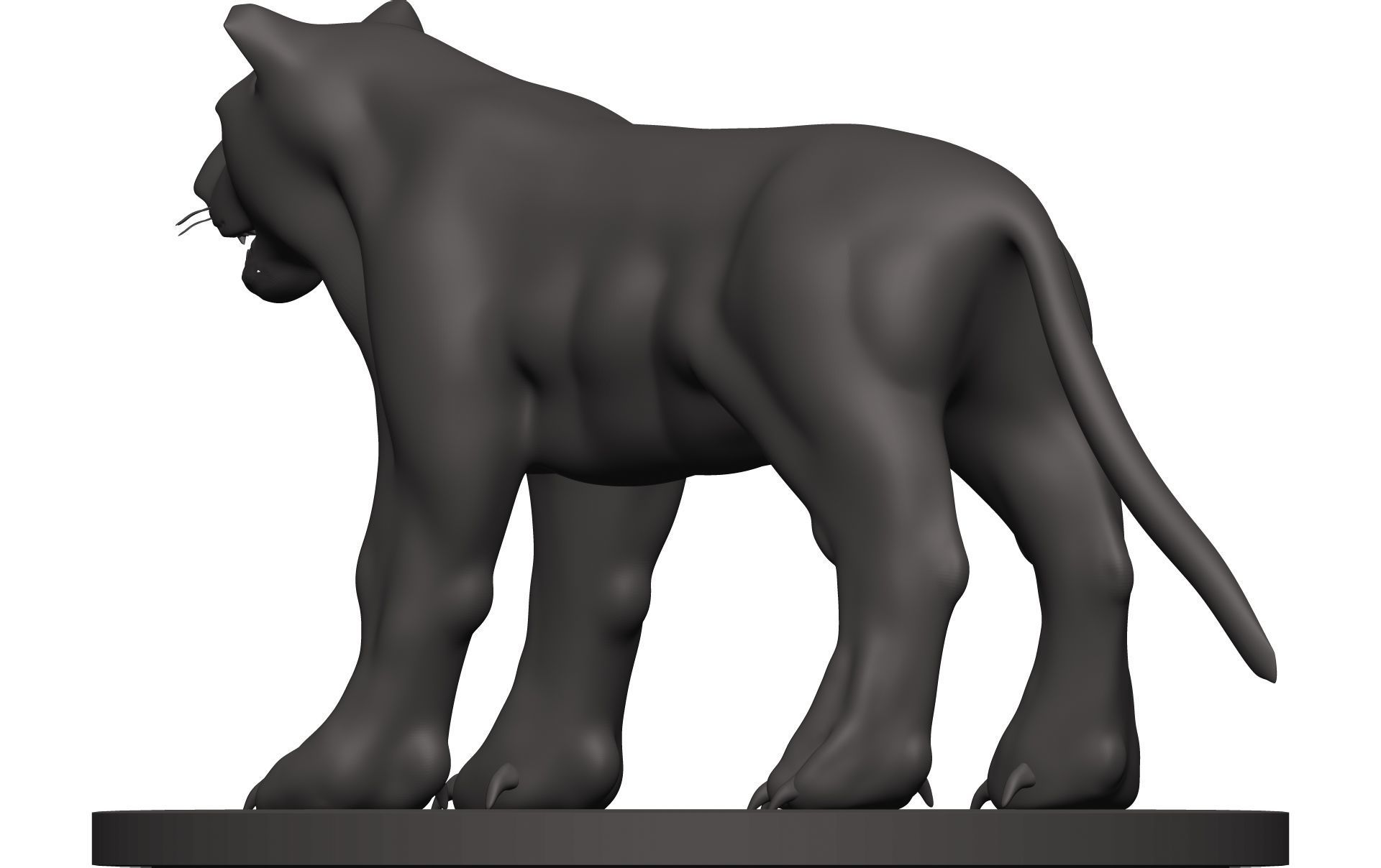Leopard panther 3D model_4