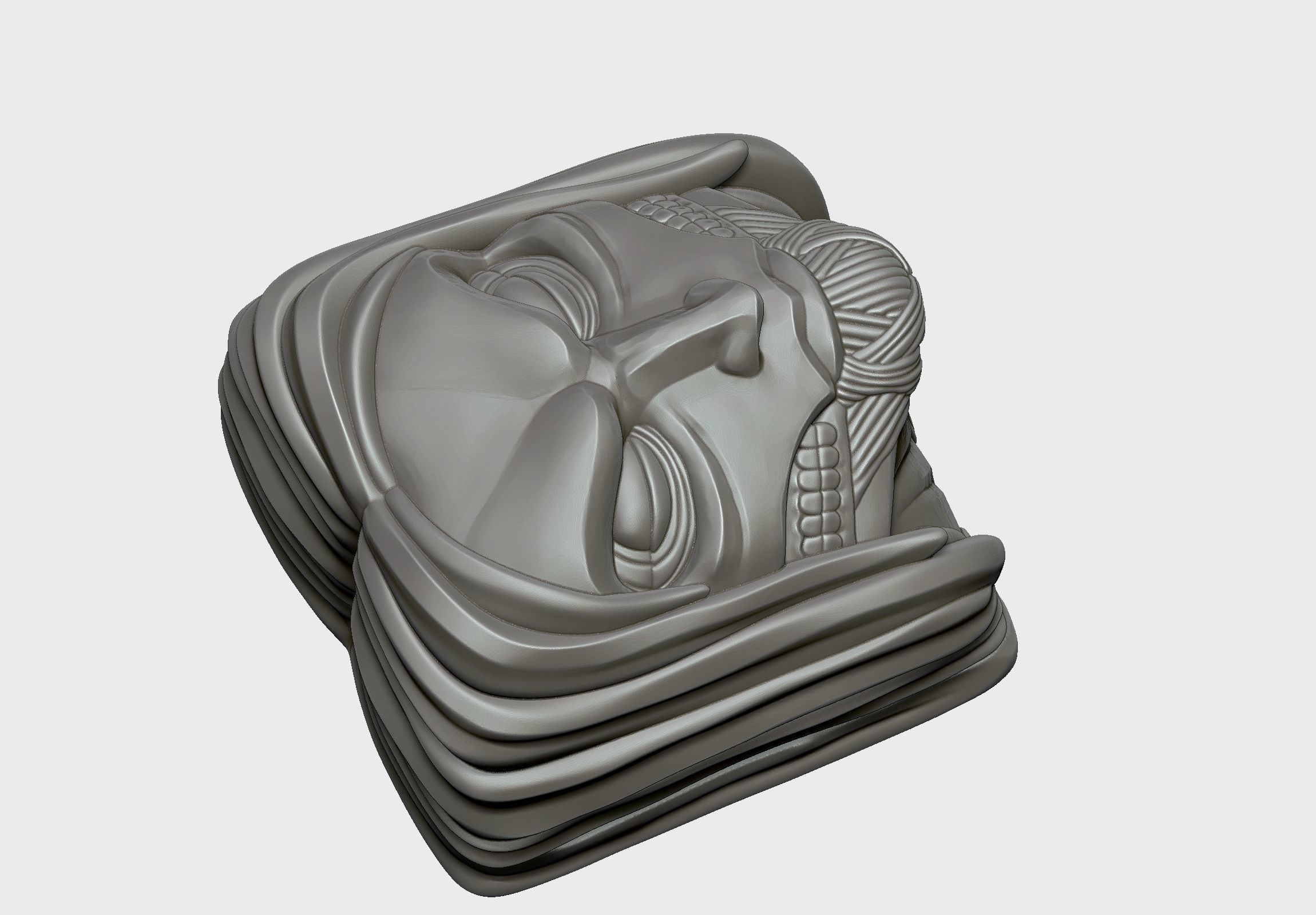 Eren Founding Titan - Keycap 3D mechanical keyboard - AOT SNK 3D print model_3