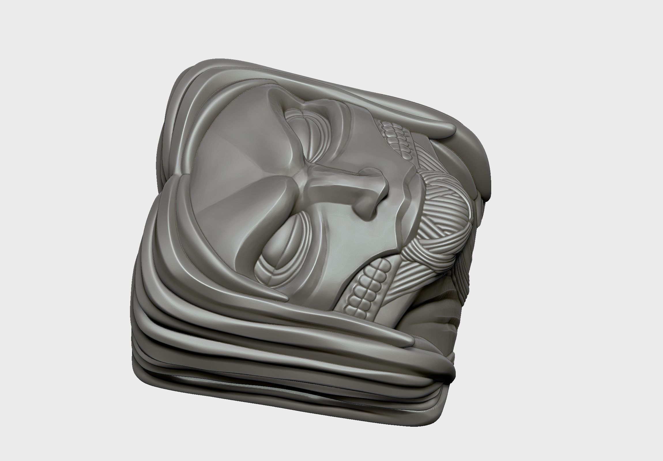 Eren Founding Titan - Keycap 3D mechanical keyboard - AOT SNK 3D print model_4