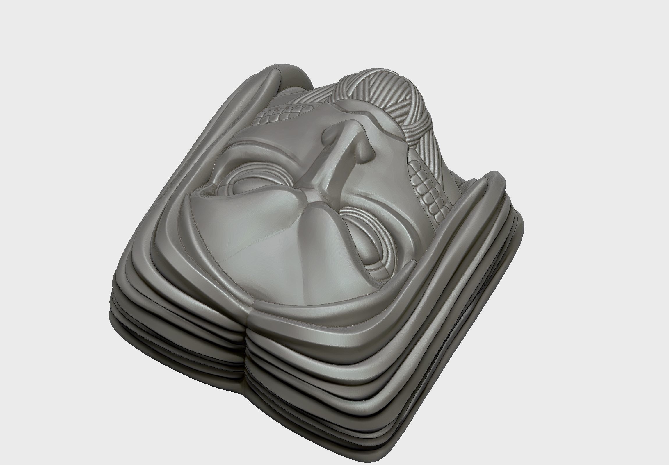 Eren Founding Titan - Keycap 3D mechanical keyboard - AOT SNK 3D print model_12