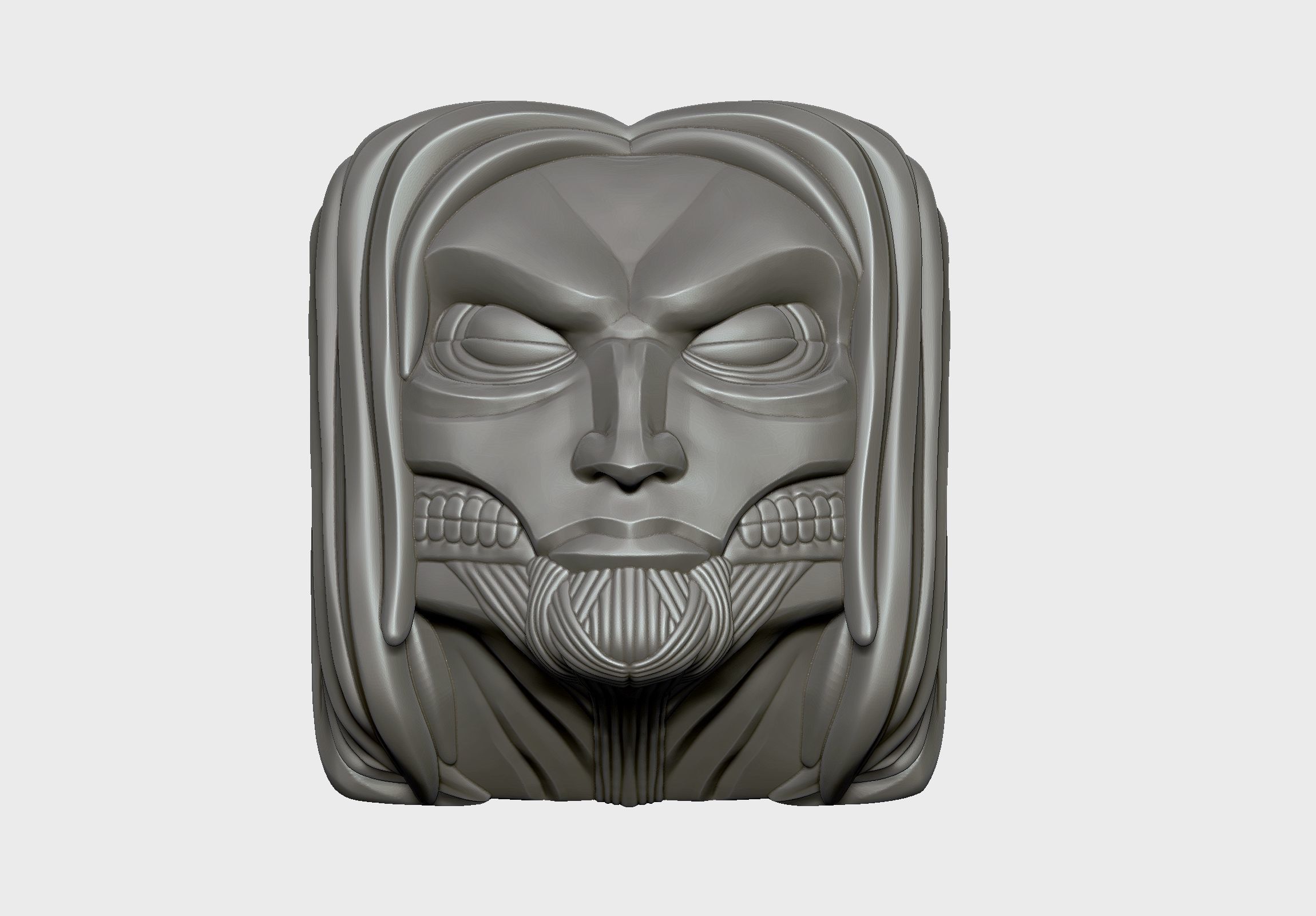 Eren Founding Titan - Keycap 3D mechanical keyboard - AOT SNK 3D print model_6