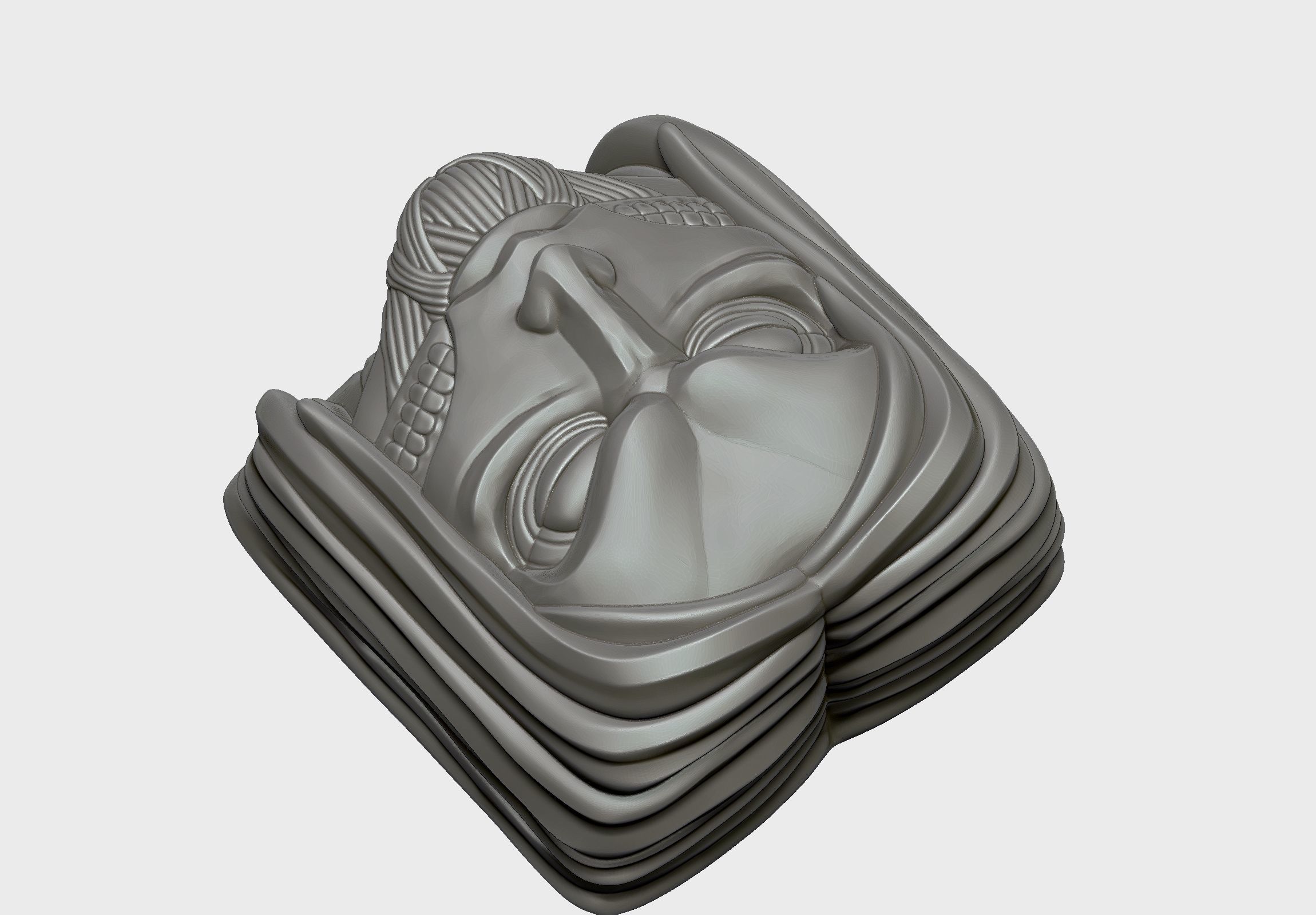 Eren Founding Titan - Keycap 3D mechanical keyboard - AOT SNK 3D print model_10