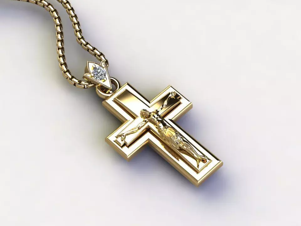 Jesus Pendant 3D cad 3D model