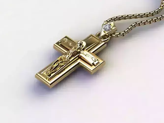 Jesus Pendant New Cad Design 3D model