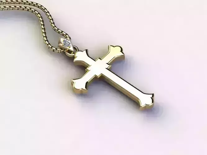 Jesus Pendant 3D model