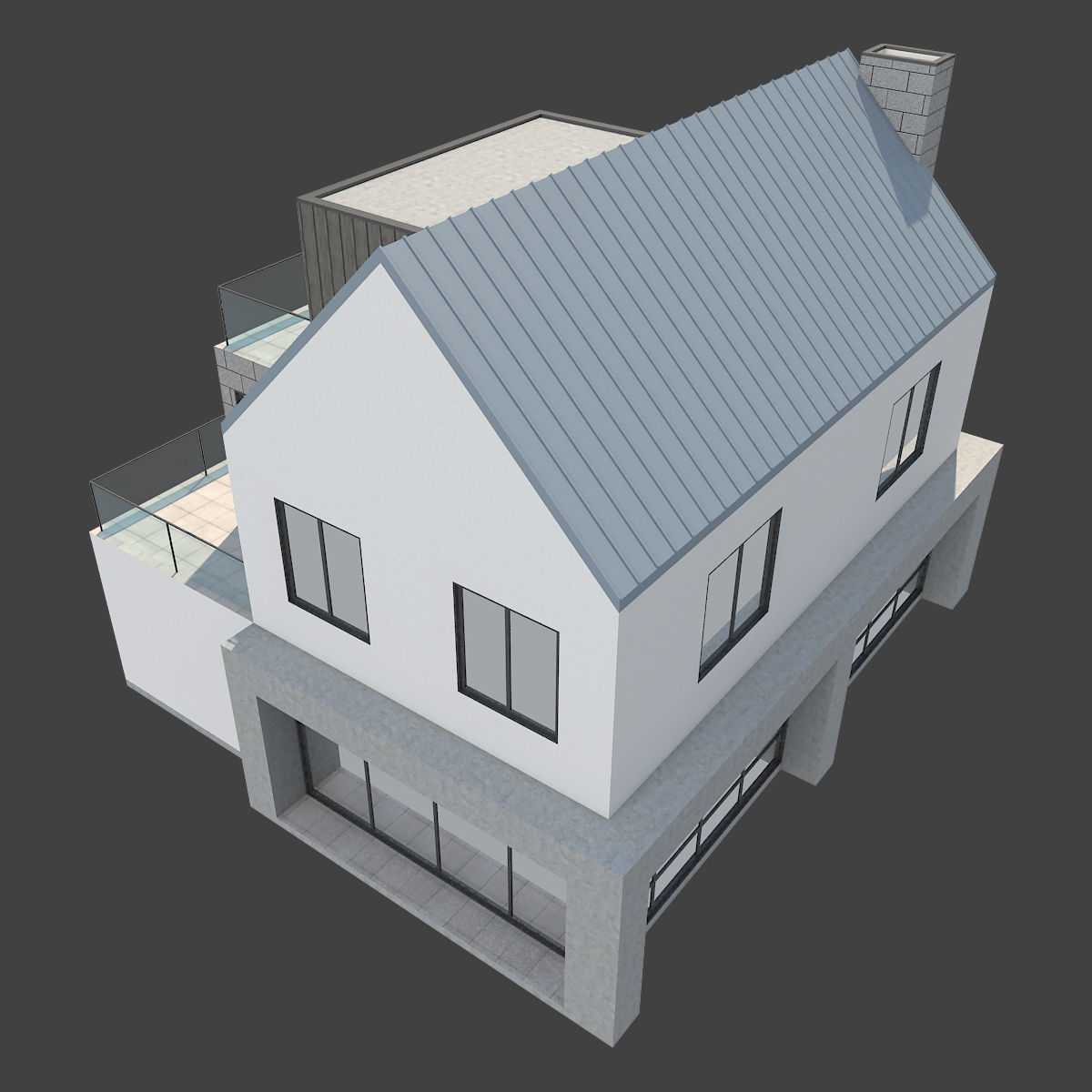 House 1 3D model_4
