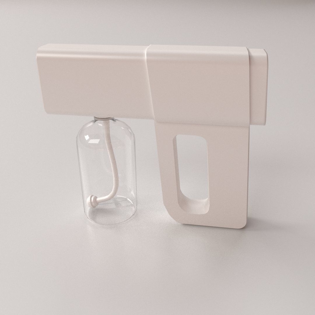 Nano Spray Gun 3D model_2