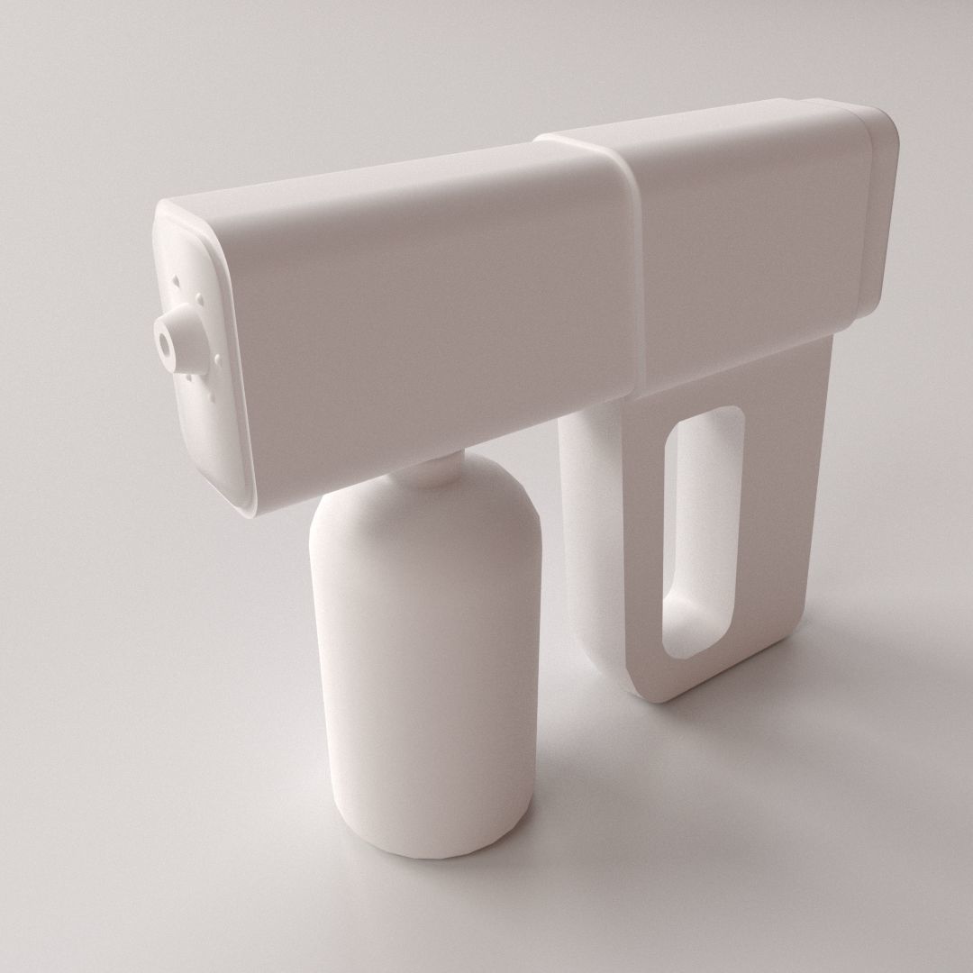 Nano Spray Gun 3D model_3