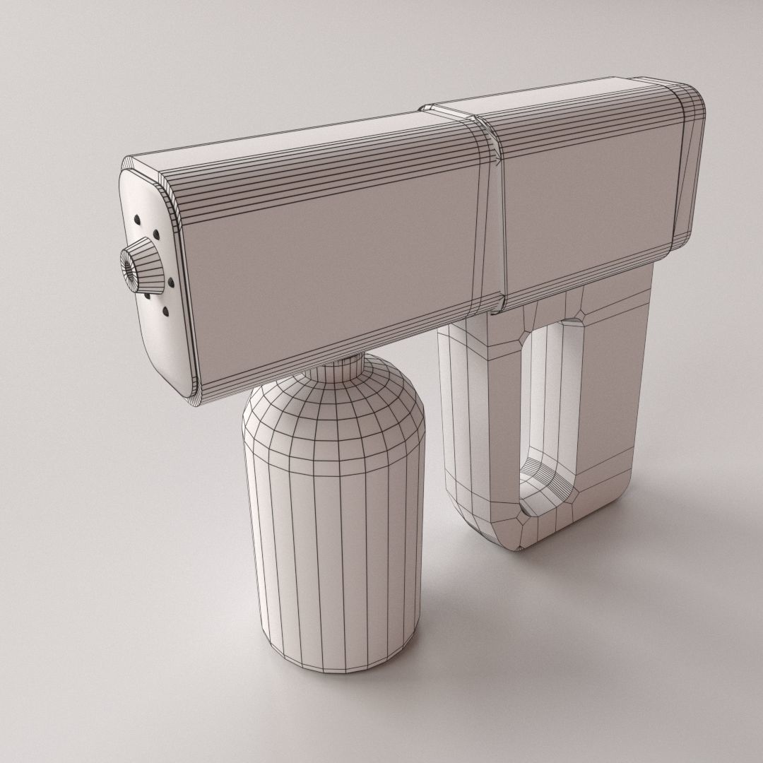 Nano Spray Gun 3D model_4