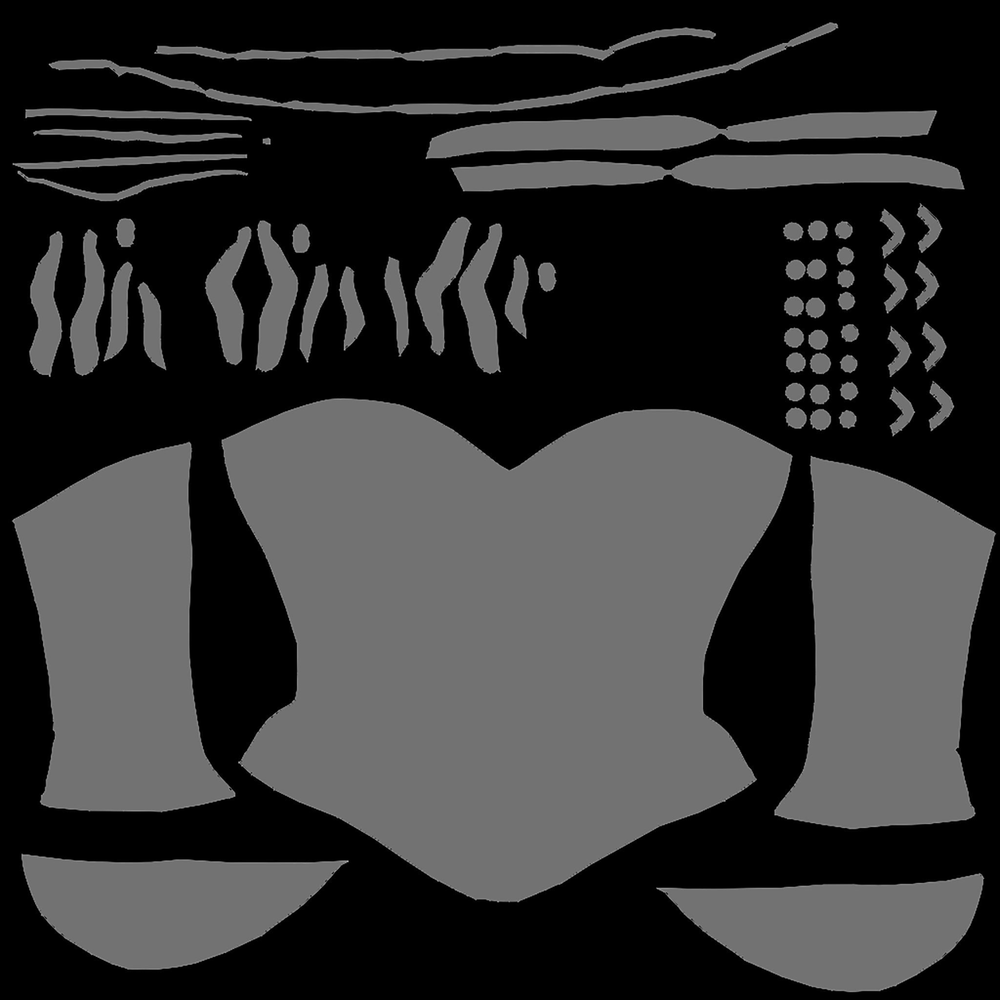 Corset with Straps and Bows Low-poly 3D model_19