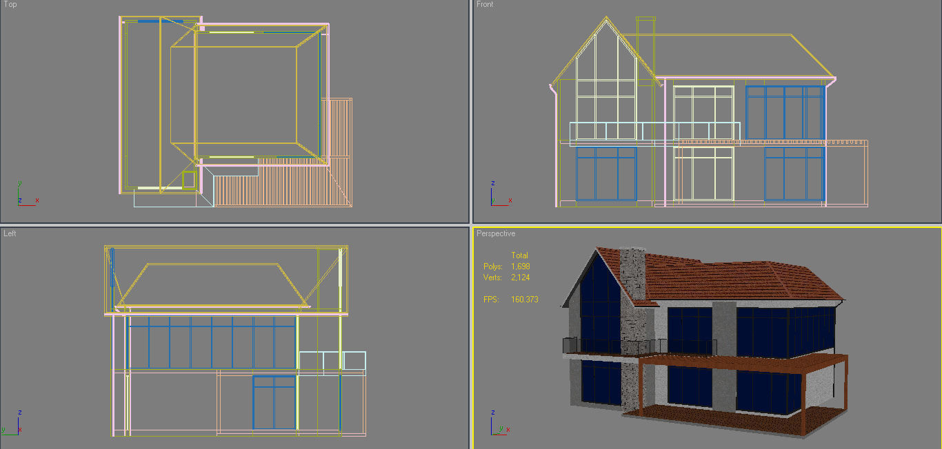House 2 modern 3D model_18