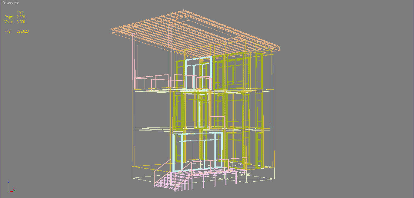 Contemporary House 1 3D model_14