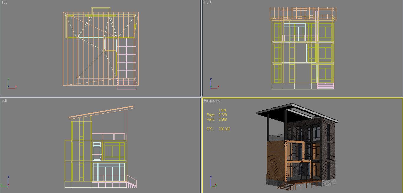 Contemporary House 1 3D model_17