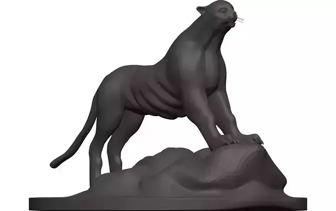 Cheetah panther 3D model
