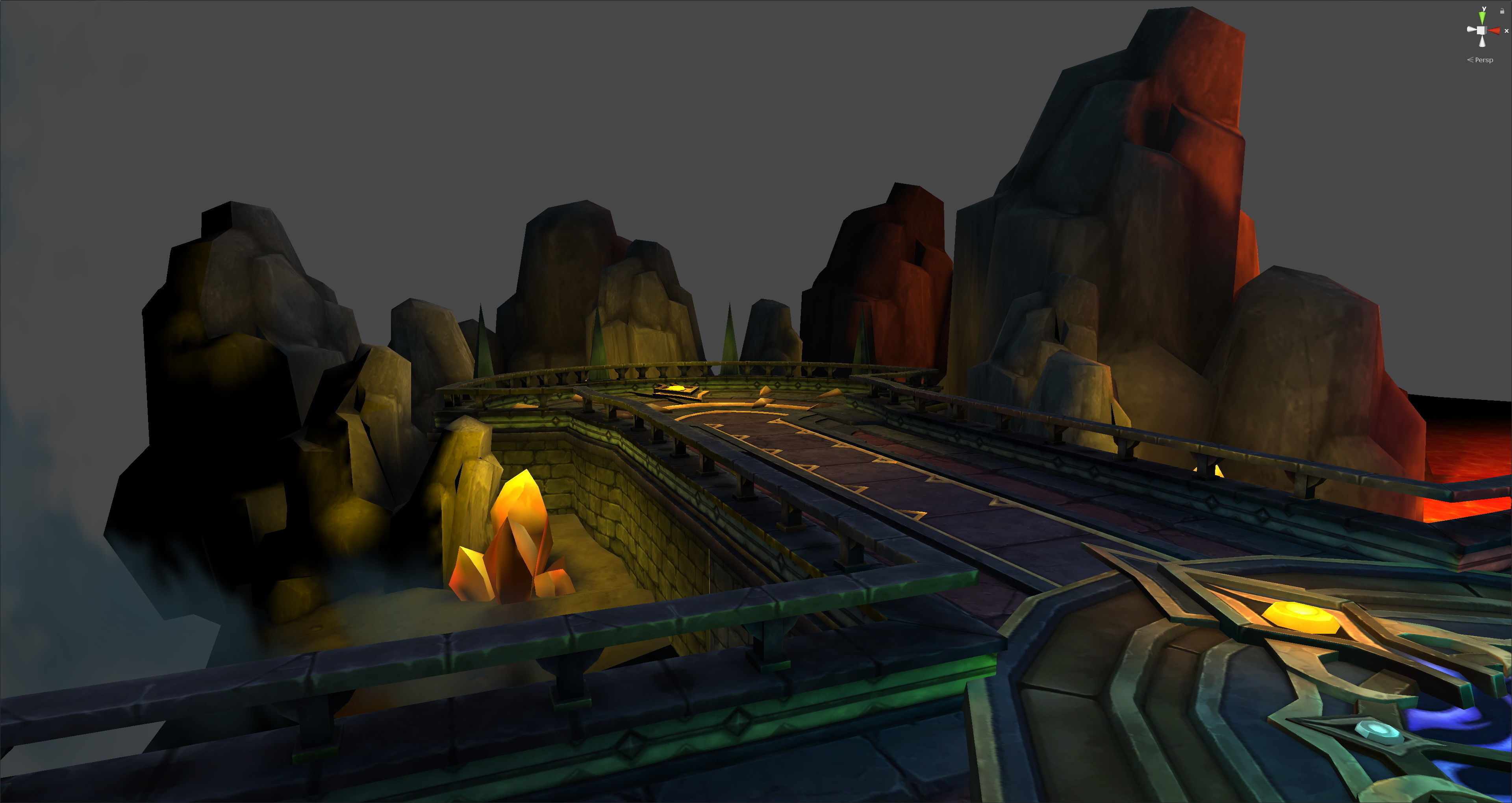 Fantasy Chess RPG Environment - Dungeon of Elements Low-poly 3D model_6