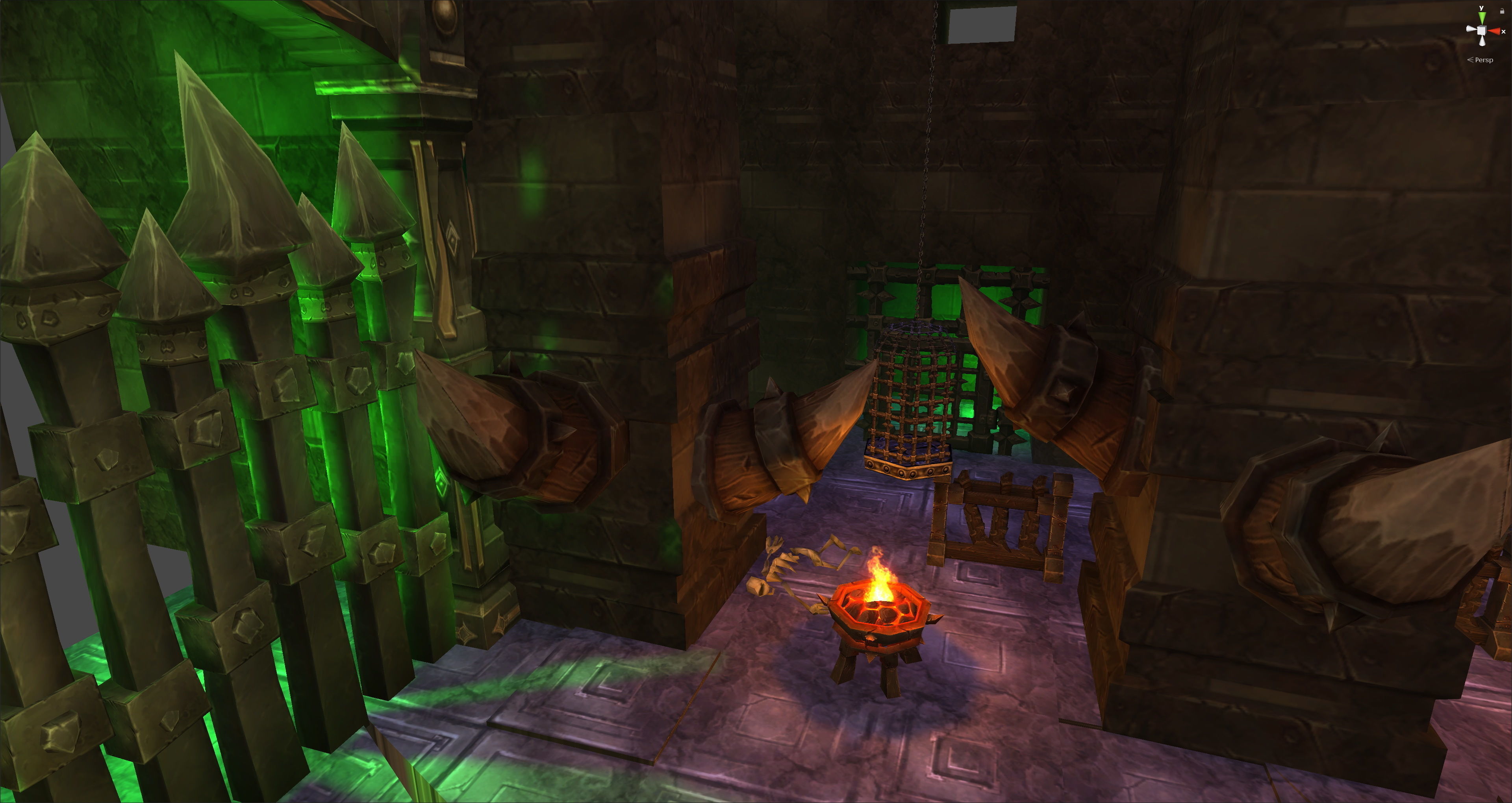 Fantasy Chess RPG Environment - Dungeon1 Low-poly 3D model_2