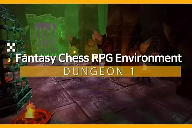 Fantasy Chess RPG Environment - Dungeon1