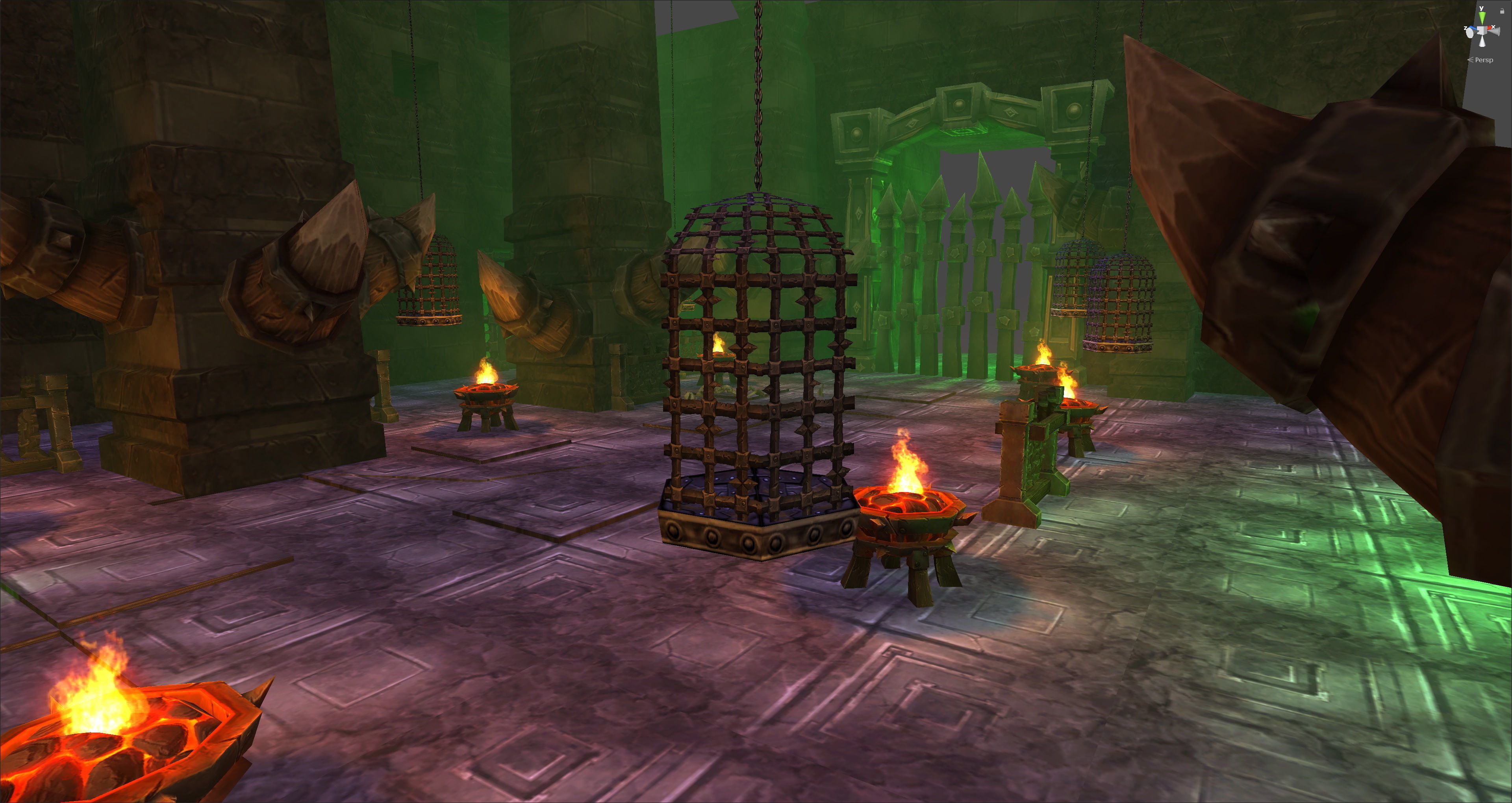 Fantasy Chess RPG Environment - Dungeon1 Low-poly 3D model_3