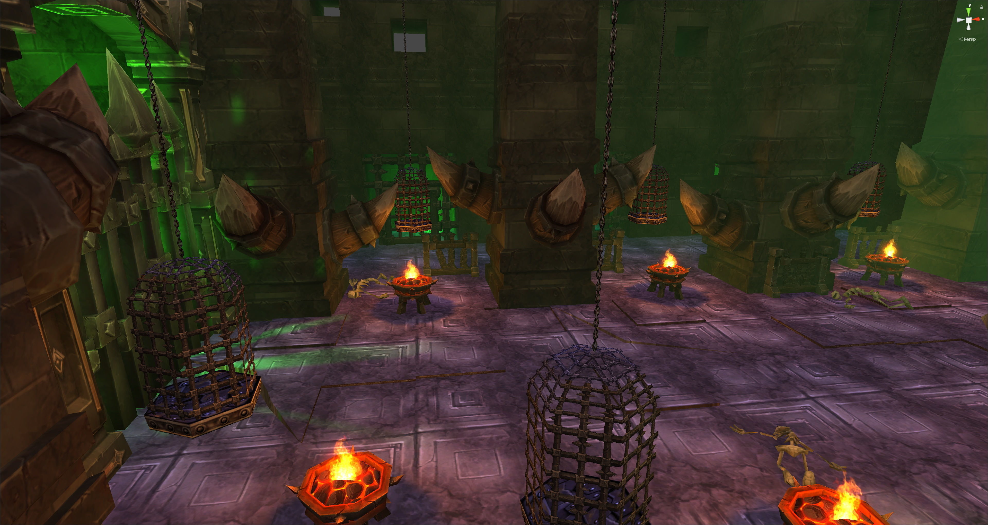 Fantasy Chess RPG Environment - Dungeon1 Low-poly 3D model_8