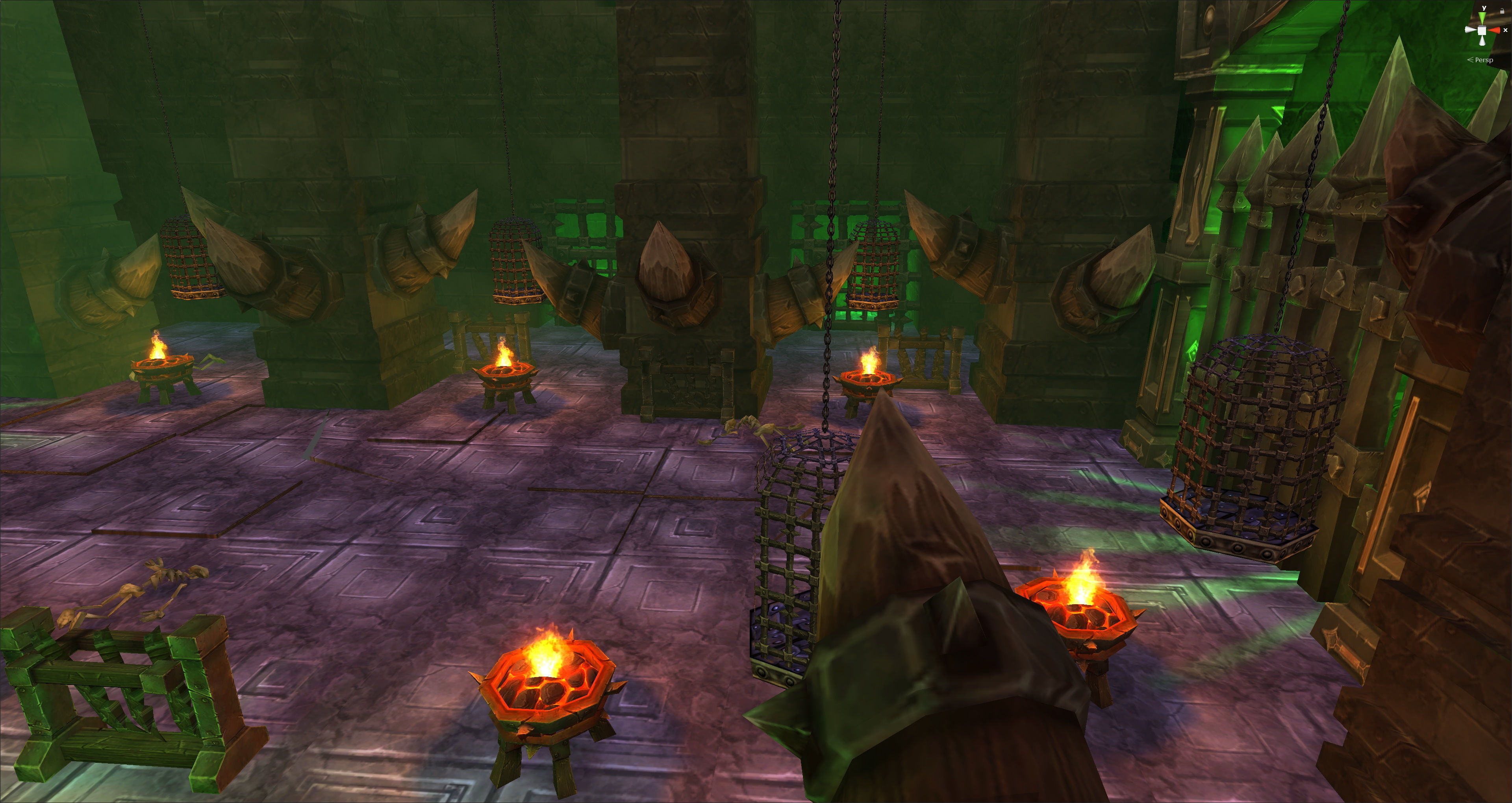 Fantasy Chess RPG Environment - Dungeon1 Low-poly 3D model_7