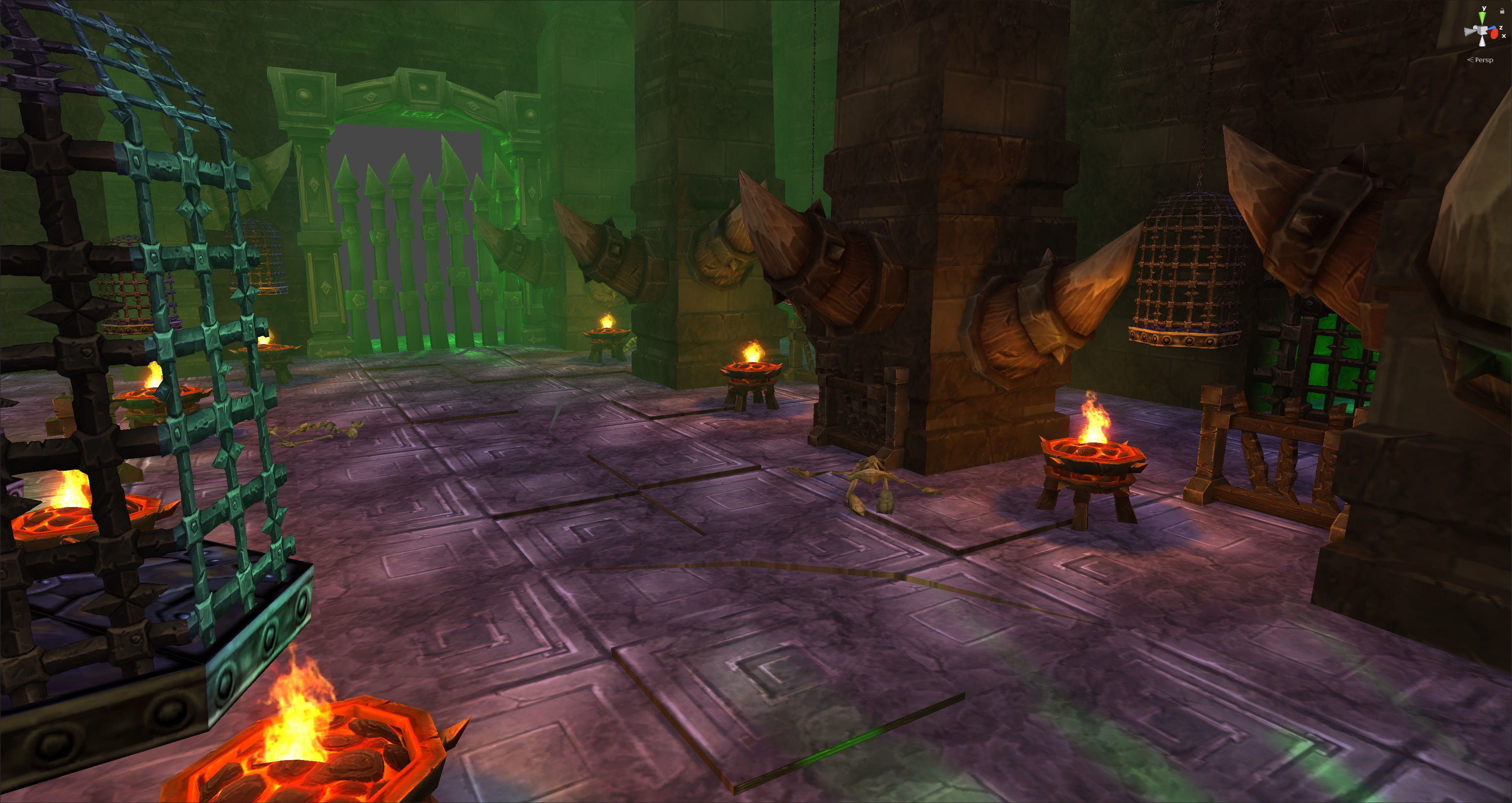 Fantasy Chess RPG Environment - Dungeon1 Low-poly 3D model_4