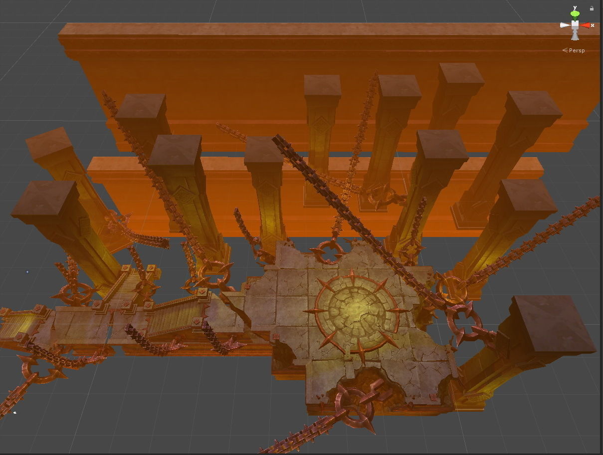 Fantasy Chess RPG Environment - Dungeon2 Low-poly 3D model_9