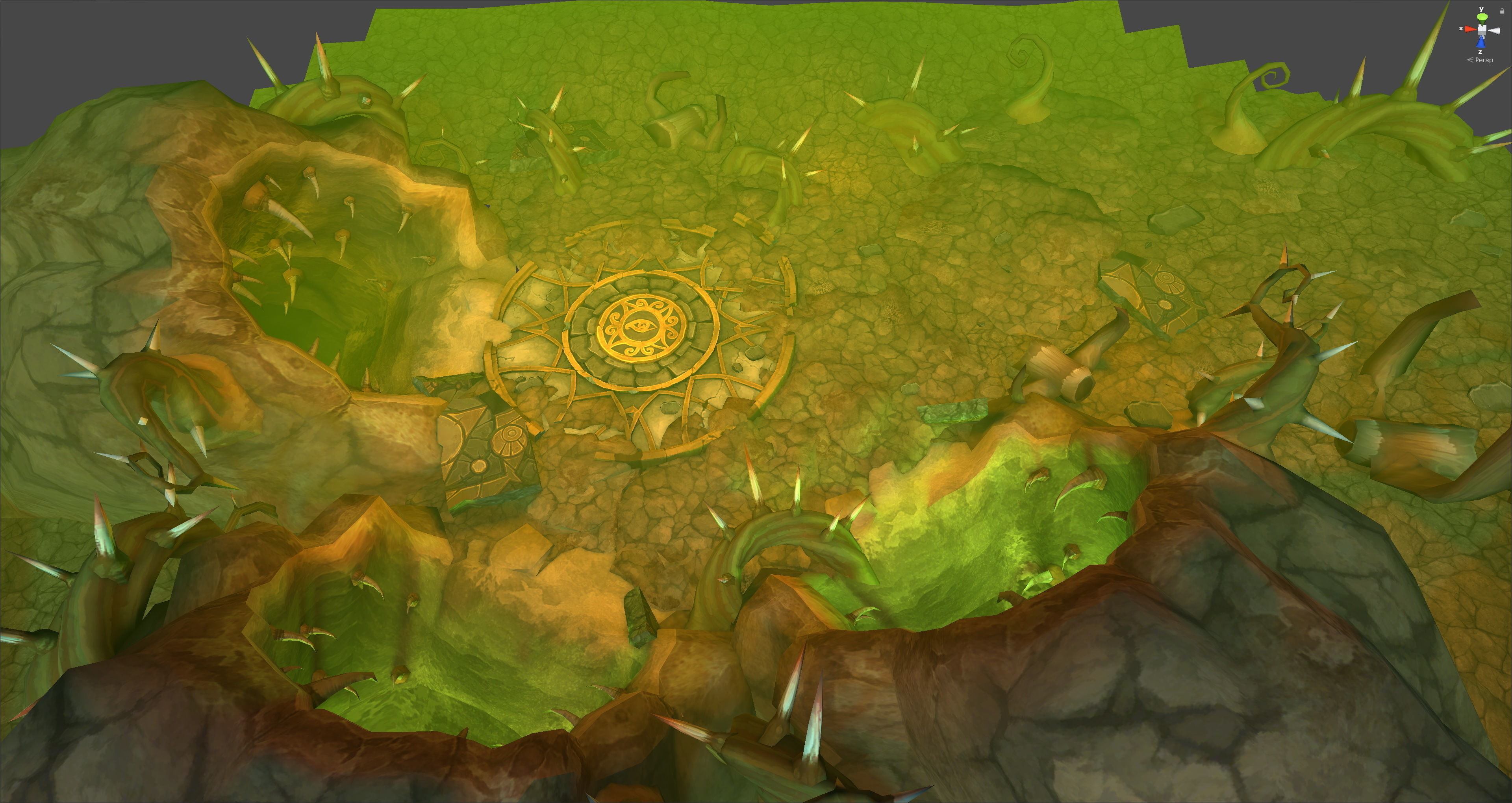 Fantasy Chess RPG Environment - Dungeon3 Low-poly 3D model_4