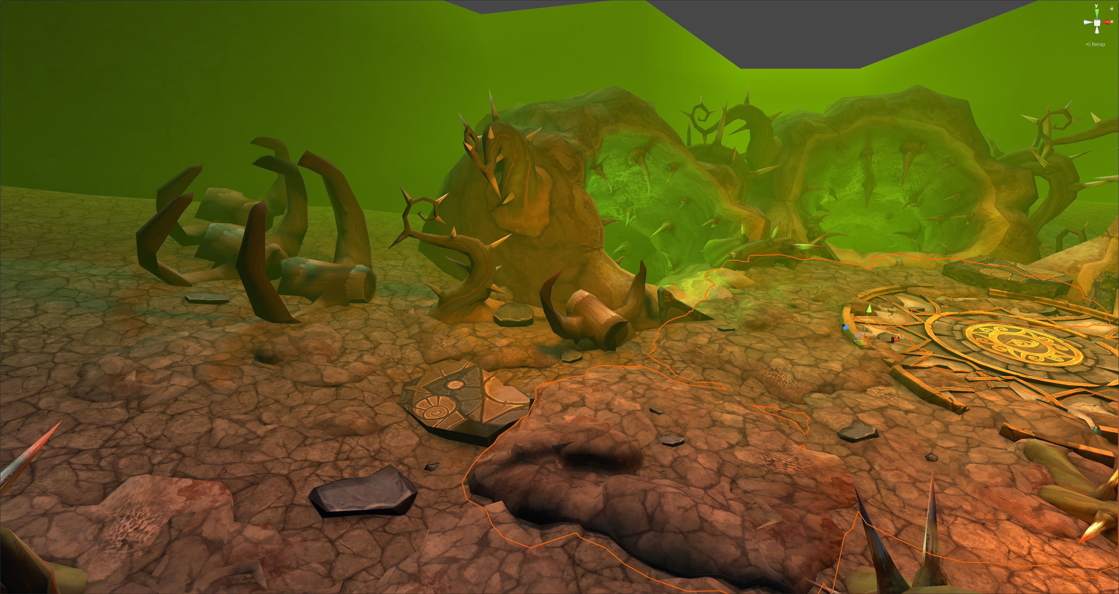 Fantasy Chess RPG Environment - Dungeon3 Low-poly 3D model_7