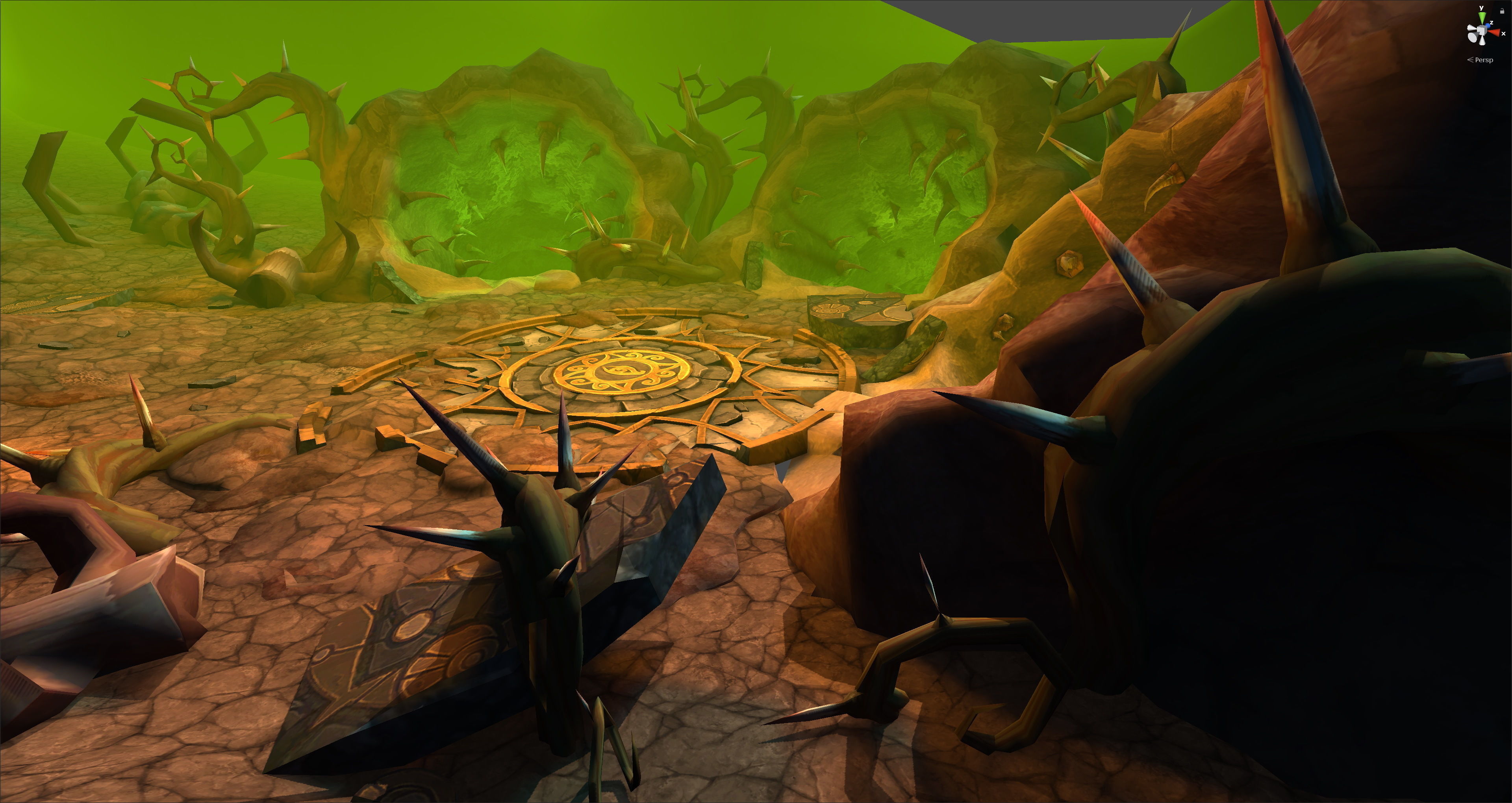 Fantasy Chess RPG Environment - Dungeon3 Low-poly 3D model_3