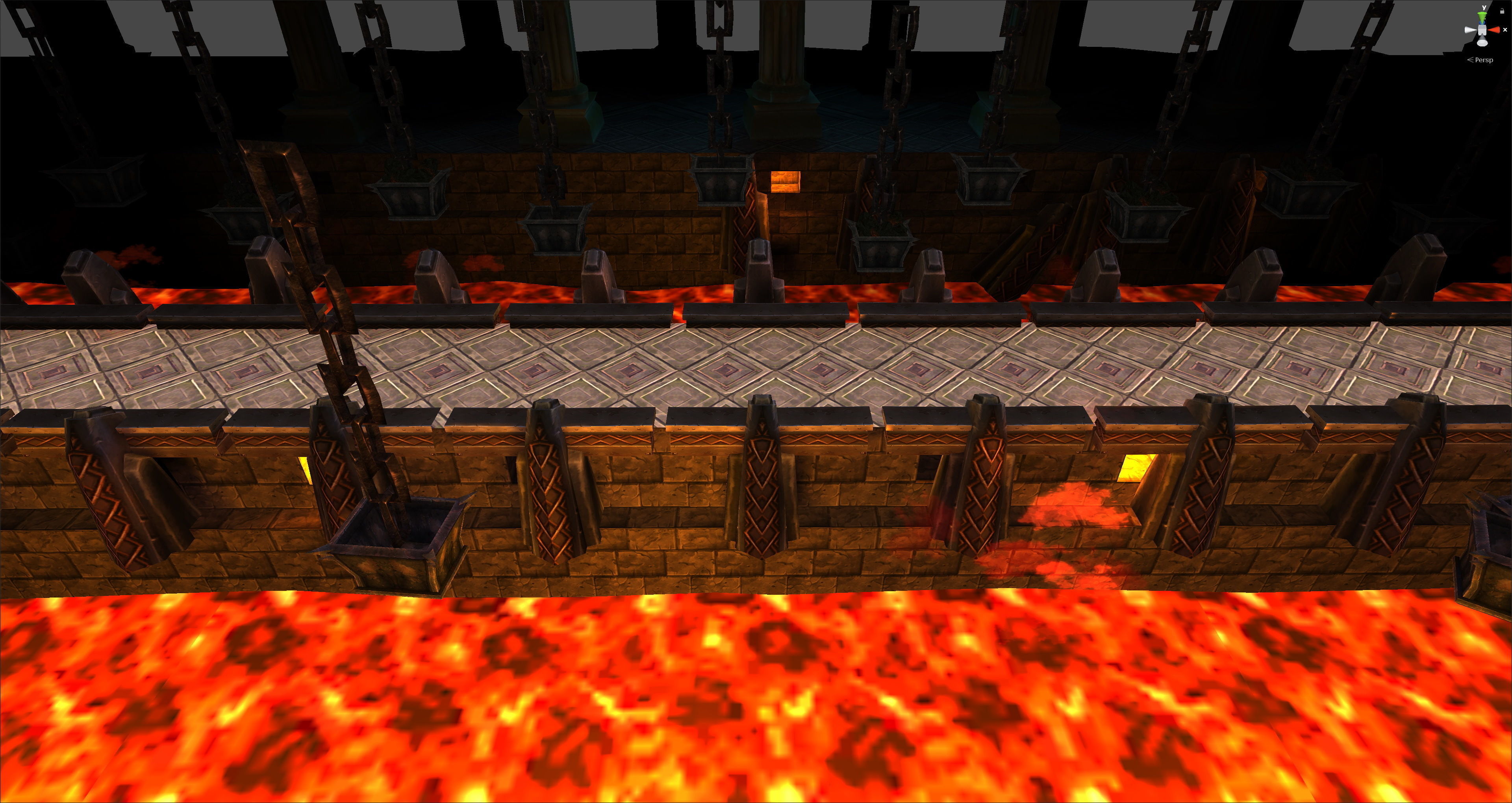 Fantasy Chess RPG Environment - Dwarf Throne Low-poly 3D model_2