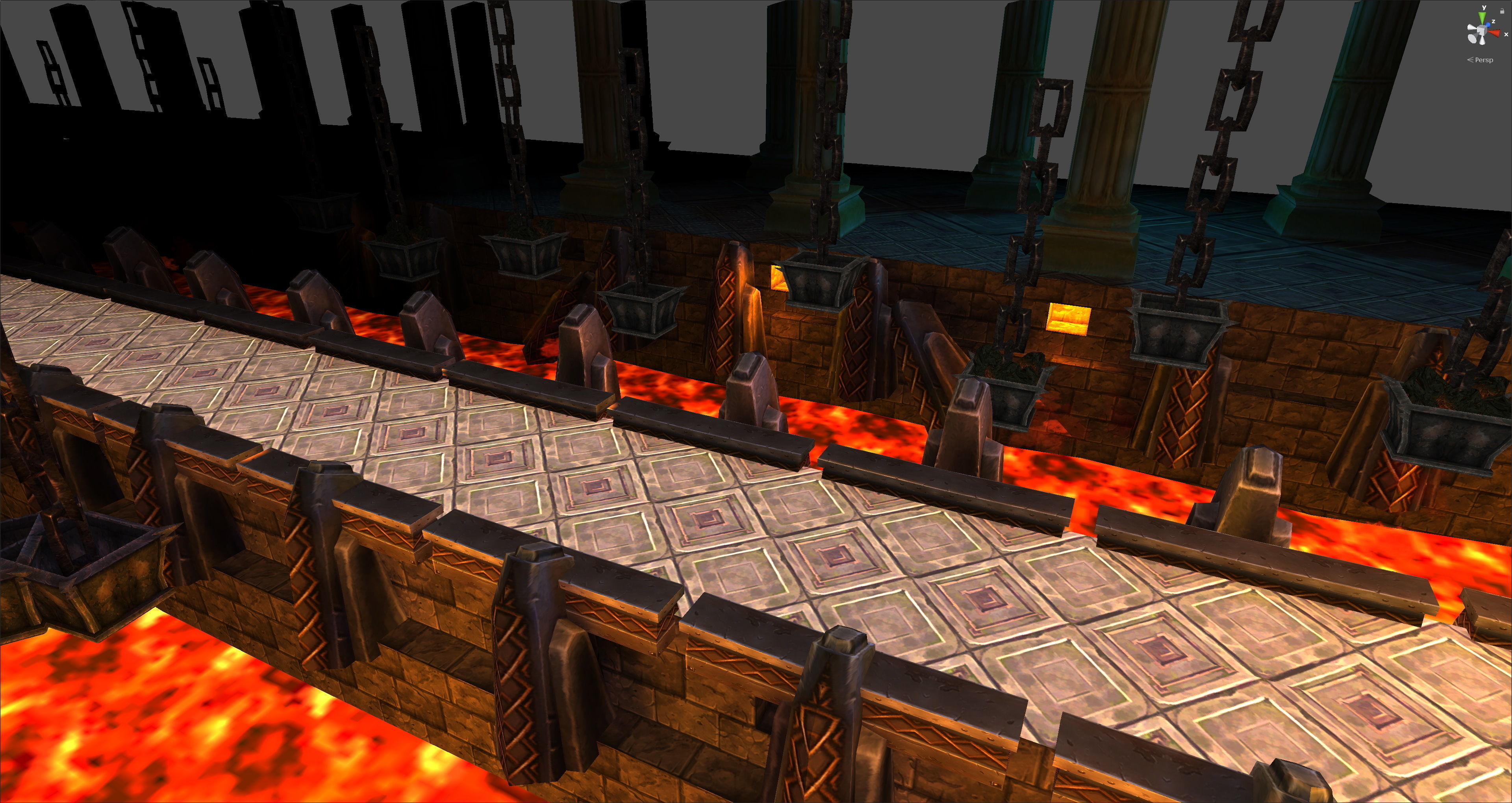 Fantasy Chess RPG Environment - Dwarf Throne Low-poly 3D model_7