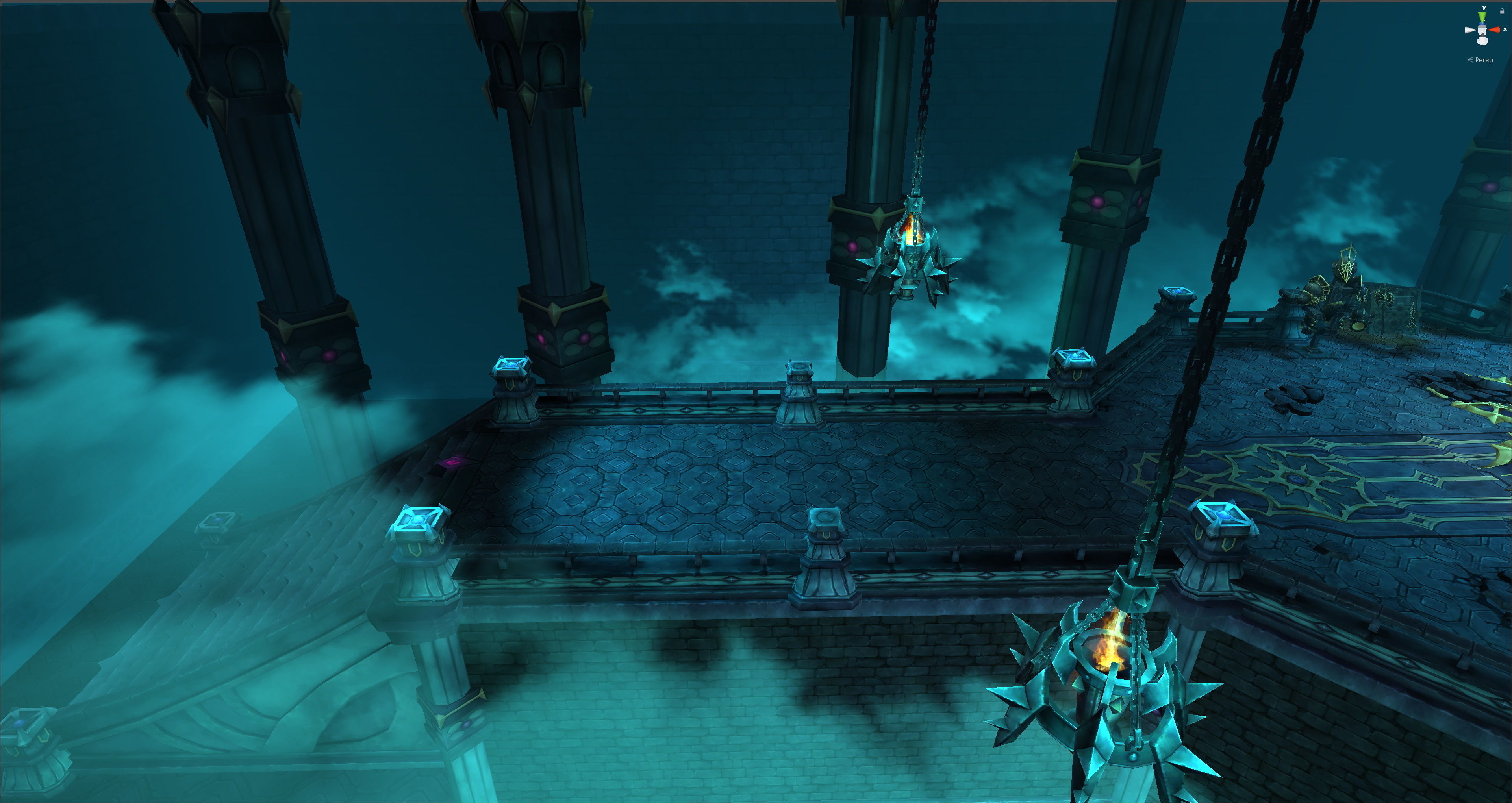 Fantasy Chess RPG Environment - Final Dungeon Low-poly 3D model_7